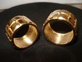 Обручальные кольца из желтого золота протектор сделано на заказ