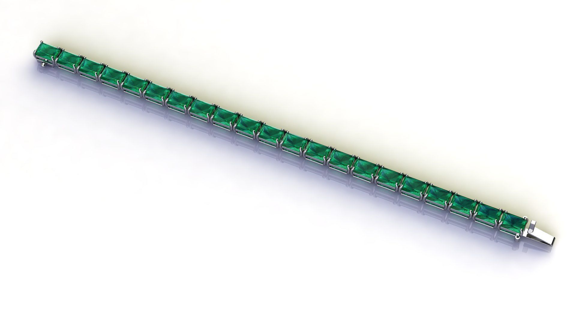  Гранёный браслет Riviera с фасеточной огранкой